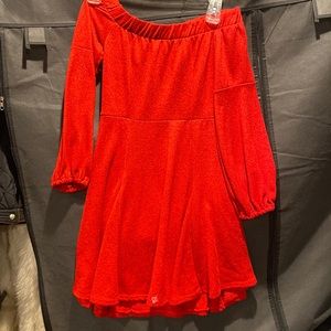 Off shoulder mini dress